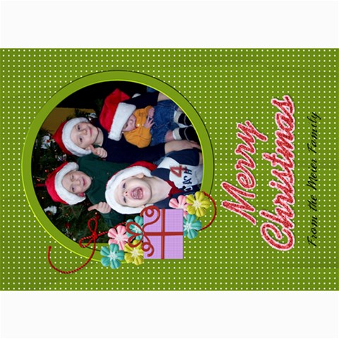 Christmas Card 3 By Martha Meier 7 x5  Photo Card - 7