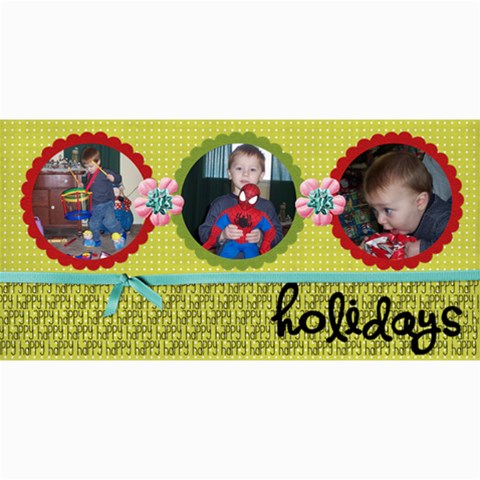 Holiday Card By Martha Meier 8 x4  Photo Card - 2