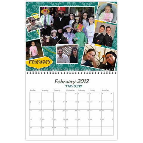 Calendar 2012 By Bryna Feb 2012