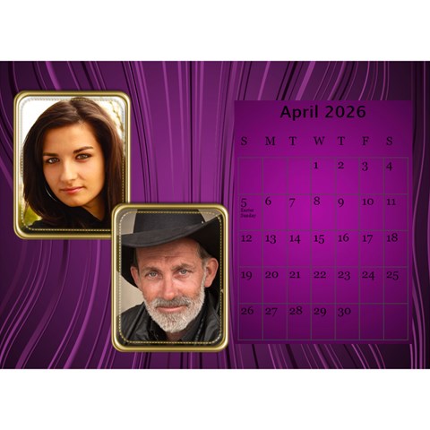 My Pink Desk Calendar By Deborah Apr 2026