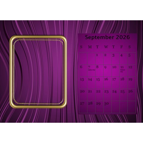 My Pink Desk Calendar By Deborah Sep 2026