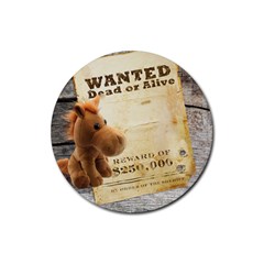 Cowboy´s partu Round coaster 03 - Rubber Coaster (Round)