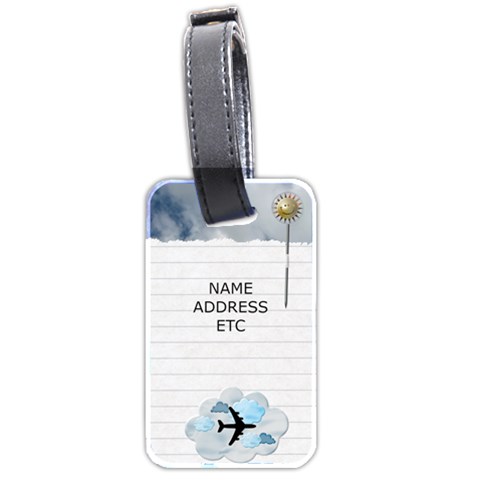 Have Suitcase     Will Travel Luggage Tag (2 Sides) By Lil Back