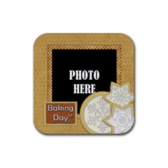 Scents of Christmas Coaster 2 - Rubber Coaster (Square)