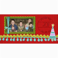 Ho Ho Ho Card - 4  x 8  Photo Cards