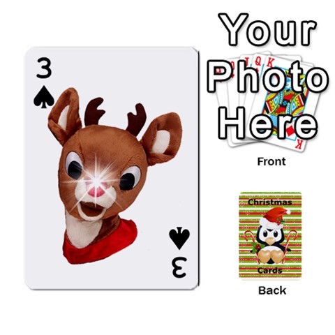 Christmas Cards Stocking Stuffer By Laurrie Front - Spade3