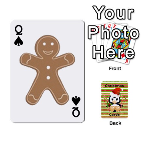 Queen Christmas Cards Stocking Stuffer By Laurrie Front - SpadeQ