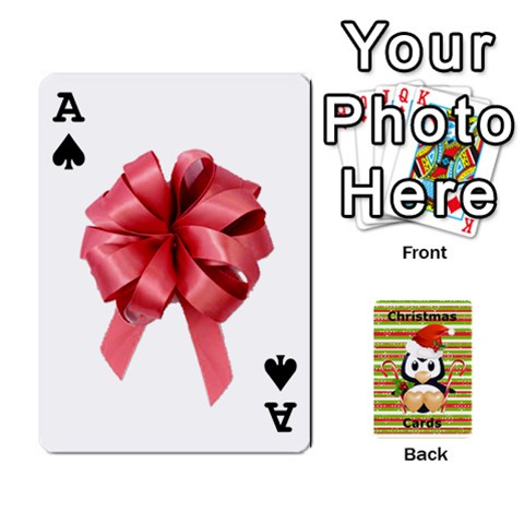 Ace Christmas Cards Stocking Stuffer By Laurrie Front - SpadeA