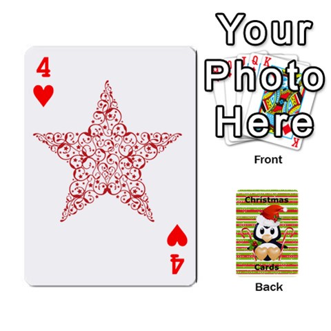 Christmas Cards Stocking Stuffer By Laurrie Front - Heart4