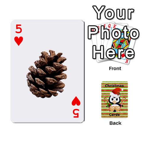 Christmas Cards Stocking Stuffer By Laurrie Front - Heart5