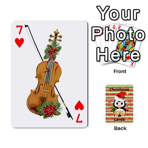 Christmas Cards Stocking Stuffer By Laurrie Front - Heart7