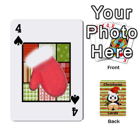 Christmas Cards Stocking Stuffer By Laurrie Front - Spade4