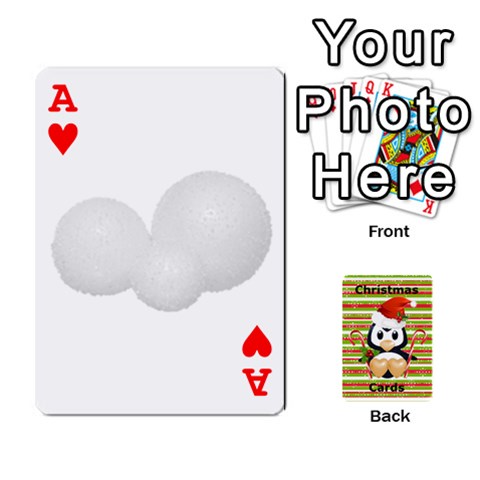 Ace Christmas Cards Stocking Stuffer By Laurrie Front - HeartA