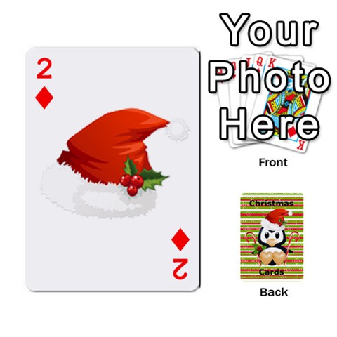 Christmas Cards Stocking Stuffer By Laurrie Front - Diamond2