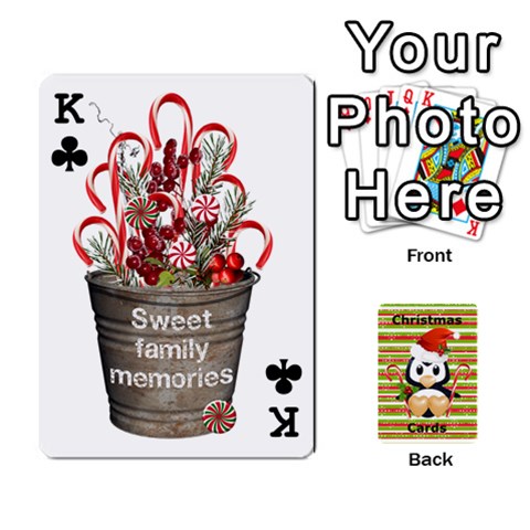 King Christmas Cards Stocking Stuffer By Laurrie Front - ClubK