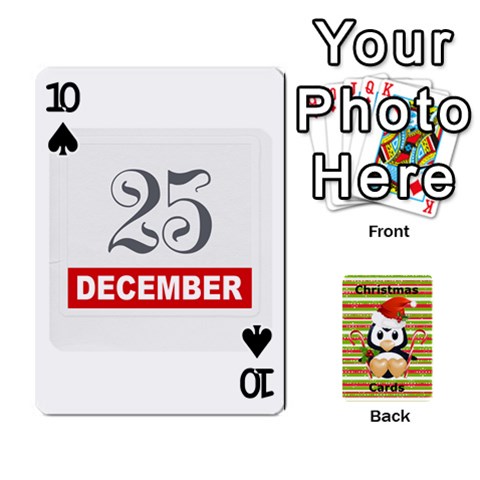 Christmas Cards Stocking Stuffer By Laurrie Front - Spade10