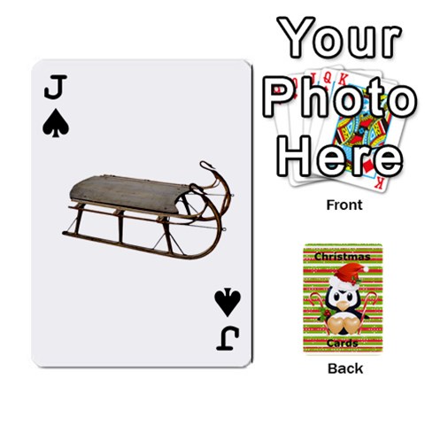Jack Christmas Cards Stocking Stuffer By Laurrie Front - SpadeJ
