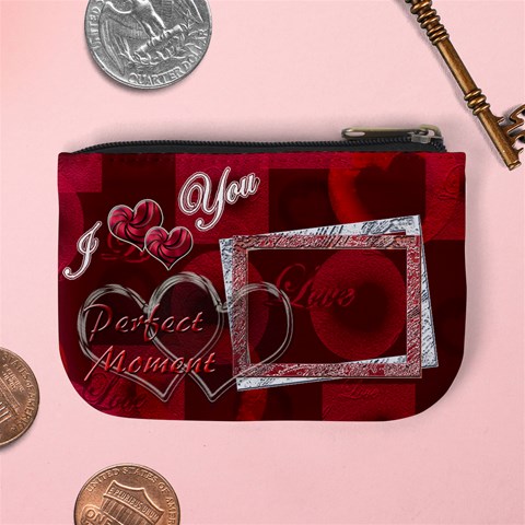 I Heart You Magical Moment Coin Purse By Ellan Back