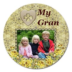 Love Gran Magnet (or any other person) - Magnet 5  (Round)