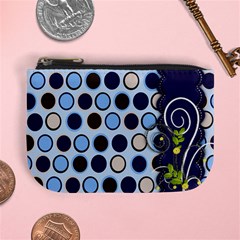 mini coin purse - blue