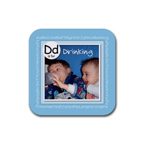Baby Drink Coaster Abc By Mum2 Front