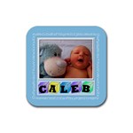 Baby ABC coaster - Rubber Coaster (Square)