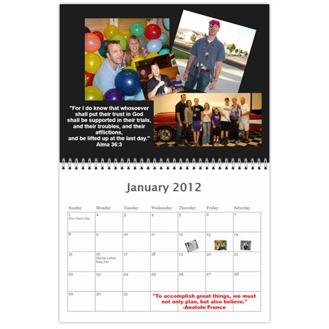 Calendar2012 By Shelley Peterson Jan 2012