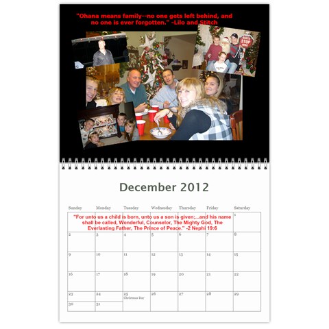 Calendar2012 By Shelley Peterson Dec 2012