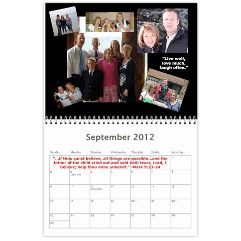 Calendar2012 By Shelley Peterson Sep 2012