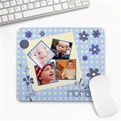 Serenity Blue-Collage Mousepad 