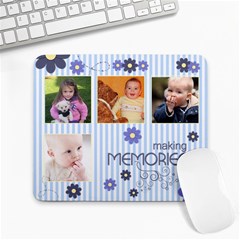 Serenity Blue-Collage Mousepad 