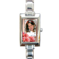 Pink Rose Charm Watch