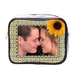 Sunflower Mini Toiletries Bag - Mini Toiletries Bag (One Side)