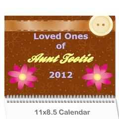 Tootie Calendar 2012 - Wall Calendar 11  x 8.5  (12-Months)