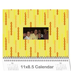 marks calander - Wall Calendar 11  x 8.5  (12-Months)