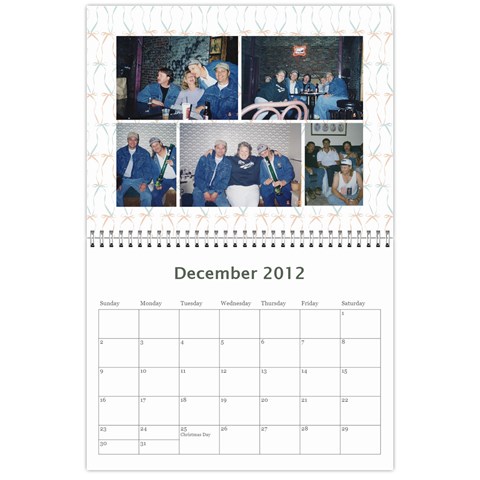 Marks Calander By Sandra Oldham Dec 2012