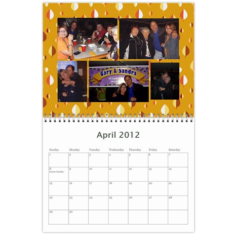 Marks Calander By Sandra Oldham Apr 2012