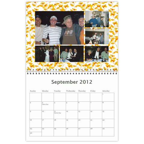 Marks Calander By Sandra Oldham Sep 2012