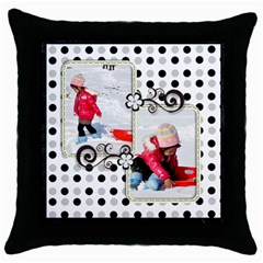 throw pillow 2 - Throw Pillow Case (Black)