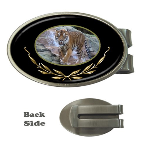 Black And Gold Money Clip By Deborah Front