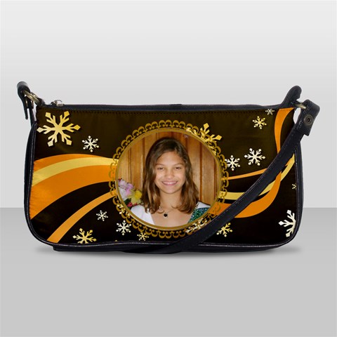 Gold Ribbon Shoulder Bag By Kim Blair Front