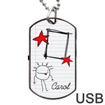 Garabatos Tag USB 2 sides - Dog Tag USB Flash (Two Sides)