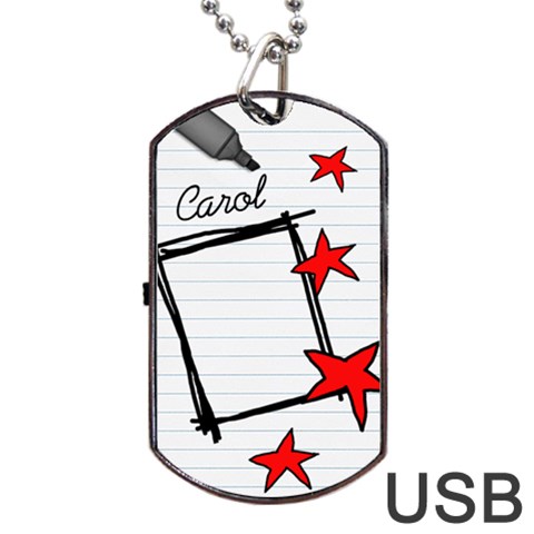 Garabatos Tag Usb 2 Sides By Carol Back