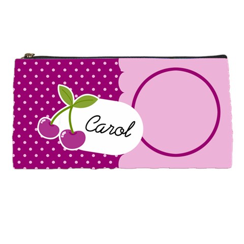 Cherry Pencil Case 01 By Carol Front