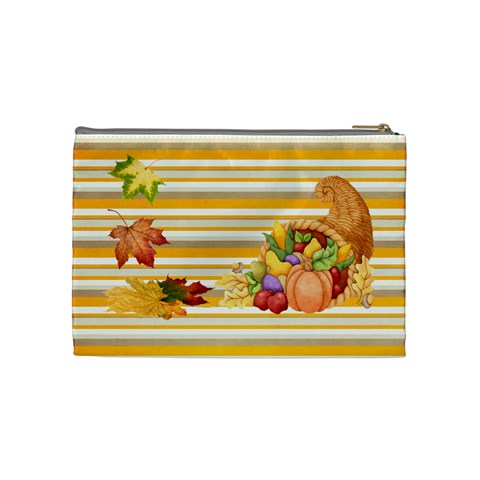 Give Thanks Cosmetic Bag (m) By Elena Petrova Back