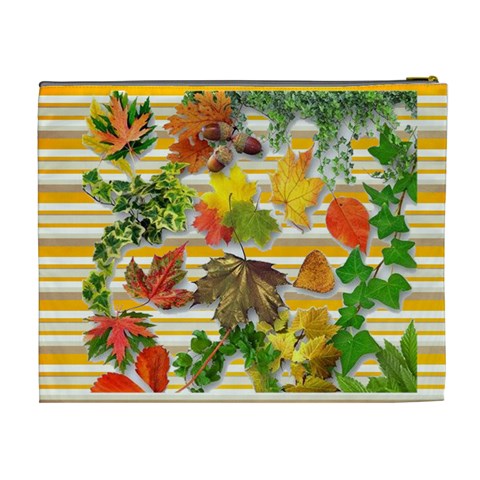Give Thanks Cosmetic Bag (xl) By Elena Petrova Back