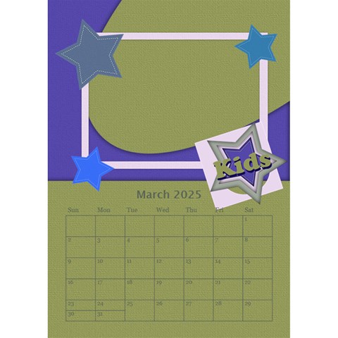 2025 Calendar By Joely Mar 2025