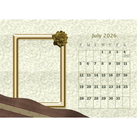 Delicate Desktop Calendar By Deborah Jul 2026