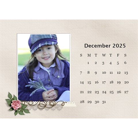 Desktop Calendar 8 5  X 6 : Beautiful You By Jennyl Dec 2025