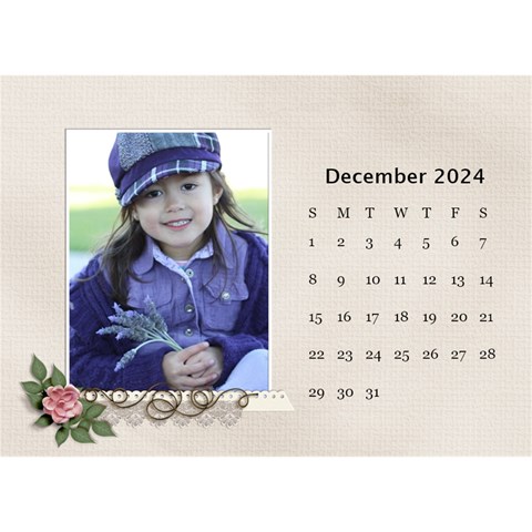 Desktop Calendar 8 5  X 6 : Beautiful You By Jennyl Dec 2024